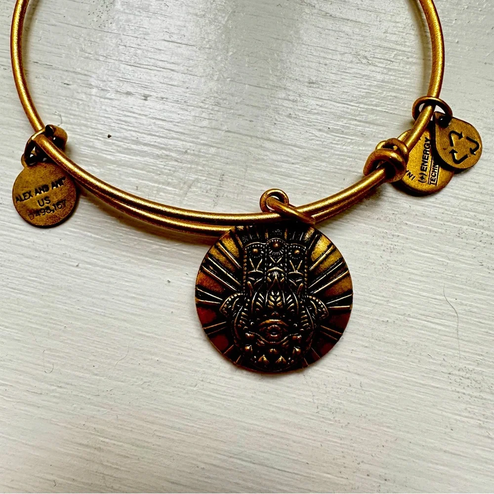 Alex and Ani ‘hand of Fatima’ worn 1 time